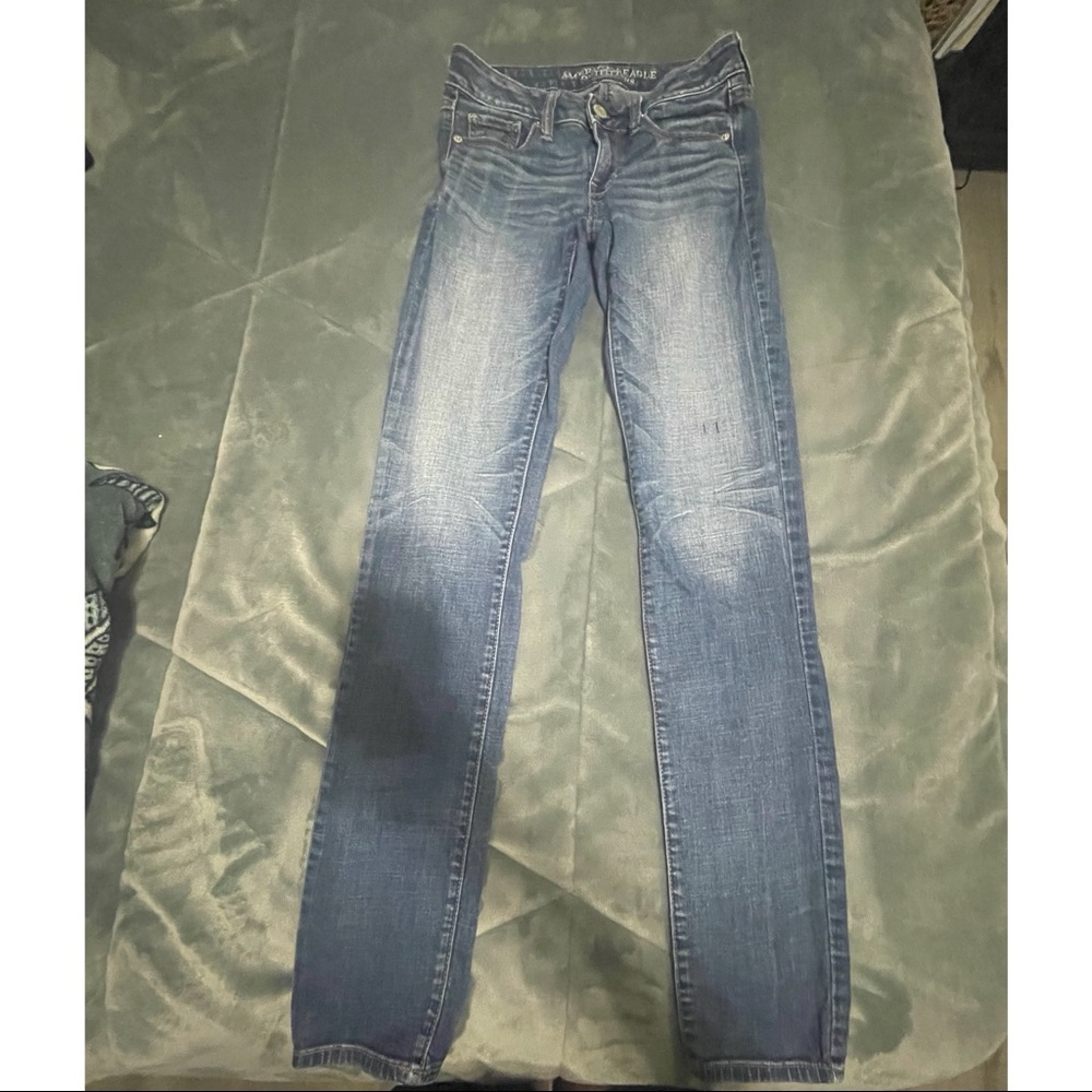 American Eagle Jeans, 2 X-Long, Worn, No Stains or Rips